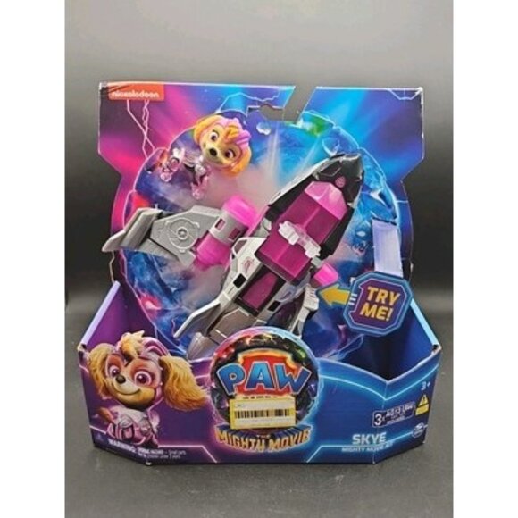 Paw Patrol Skye Mighty Movie Vehicle & Figure - Picture 1 of 4